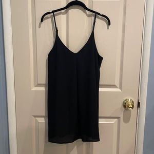 Black shift dress size small